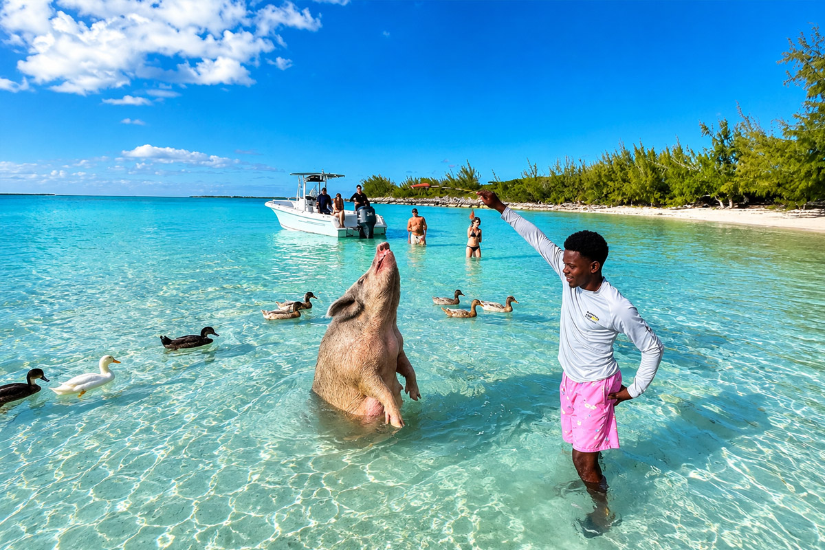 Island adventures and boat excursions from Spanish Wells, Eleuthera, The Bahamas